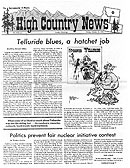 Abbey's Telluride Blues Cover